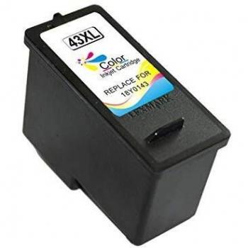 Lexmark 43XL/41 Color Cartucho de Tinta Generico - Reemplaza 18Y0143E/18Y0141E LXI-43XL