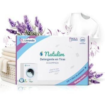 Detergente Ecológico en Tiras para Lavadora (180 Lavados) - Suavizante, Hipoalergénico, Zero Waste - Ropa Limpia y Suave sin Contaminación