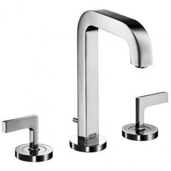 Hansgrohe 3 Loch Waschbeckenarmatur Axor Citterio chrom mit Hebelgriffen 39135000
