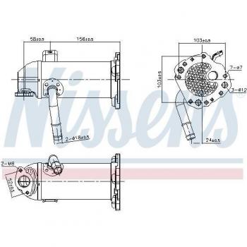 Enfriador EGR NISSENS 989431