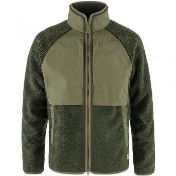 Forro Polar Fjällräven Vardag Pile Verde Oscuro - L con cremalleras