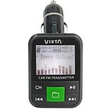Vieta VC-TF198BK - Transmisor FM con RDS
