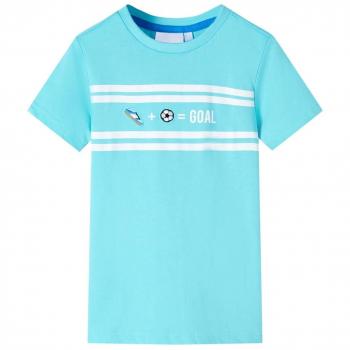 Camiseta infantil aguamarina 92