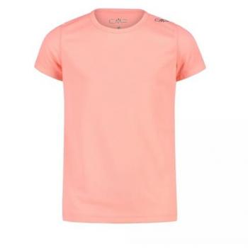 Camiseta CMP Logo Round Neck manga corta rosa coral infantil 14, Cmp kid g co t-shirt camiseta montaña manga corta niño Rosa 164, CMP Camiseta Unisex Niños y Niños Lotus 164 cm