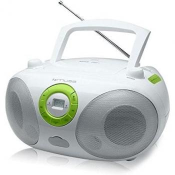 Muse M-25RDW - Radio CD (MP3, FM, MW, CD, CD-R, CD-RW), blanco