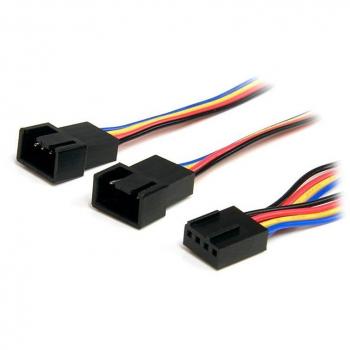 StarTech.com 12in 4 Pin PWM Fan Power Splitter Cable - F/M