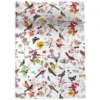 Colcha Multicolor Birds of Paradise 240 x 260 cm de HappyFriday
