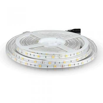Tira LED 12V IP65 5m 150 LEDs SMD5050 Blanco Cálido 3000K
