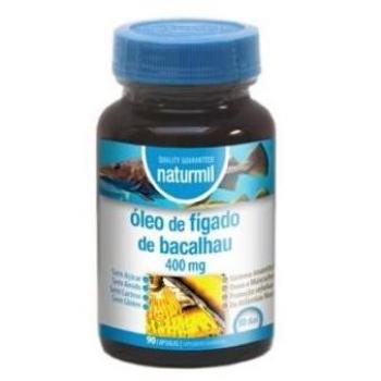 Aceite de Hígado de Bacalao 400 mg – 90 cápsulas – Naturmil