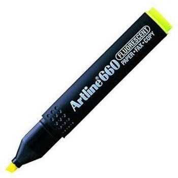 Artline EK-660 AM - Rotulador fluorescente, color amarillo