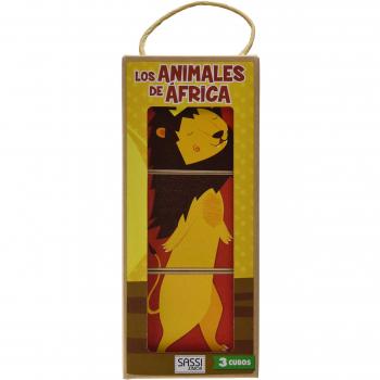 Eco-cubitos - Verticales. Los animales de África. Edic. ilustrado