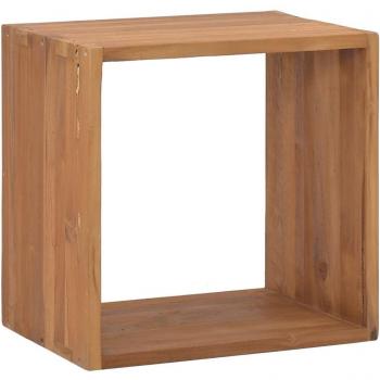 Teak Wood Bedside Cabinet 40x30x40 cm Solid Construction
