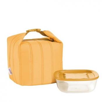 Mochila Isotérmica Guzzini 'On The Go' Amarillo Mango con Contenedor Bio