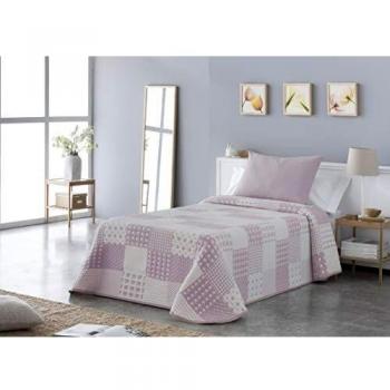 Vialman Colcha, Rosa, Cama 90: 180cm X 270cm