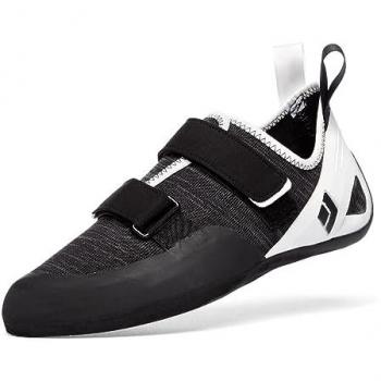 Pies de gato Black Diamond Momentum, características: color negro y blanco, talla 42.5 EU (8.5 US), diseño para escalada y senderismo, adecuado para hombres