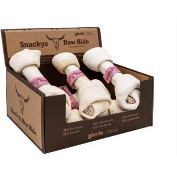 Gloria Pets Snackys Rawhide Masticable Nudos
