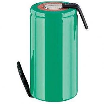 Batería Recargable Ni-MH Sub-C 1,2V 1500mAh con Terminales de Soldadura