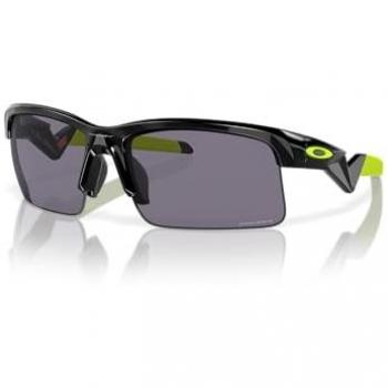 Gafas de Sol Oakley Capacitor Infantil Negro Pulido con Lentes Prizm Gris