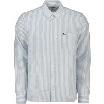 Camisa de hombre regular fit en lino Lacoste