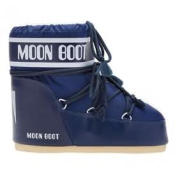 Moon Boot Icon Low Nylon Blue Men's Winter Boots (Size 39-41)