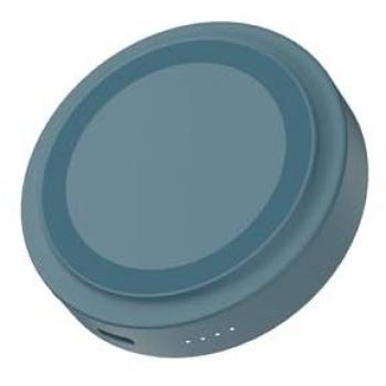 Powerbank Inalámbrico Celly MAGPB3000, 3000 mAh, 5W, USB-C, Color Azul Marino