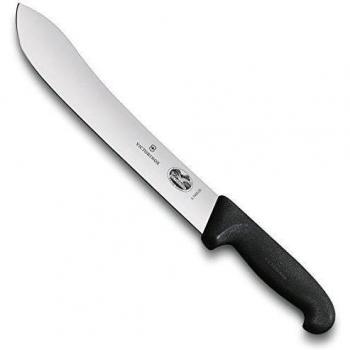 Victorinox Schlachtmesser Fibrox Cuchillo, Negro, Medium