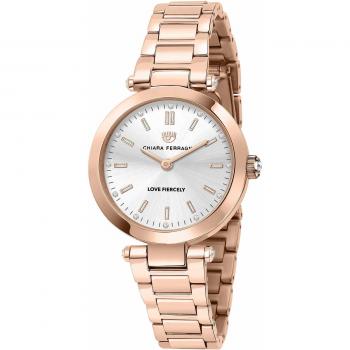 Chiara Ferragni Reloj Analógico para Mujer con Correa de Acero Inoxidable R1953103505 (34 mm)