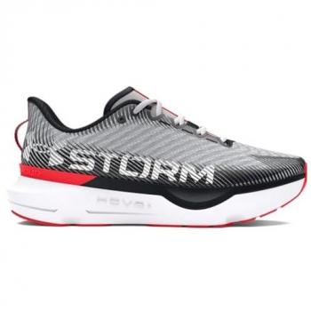 Under Armour Infinite Pro Storm Running Shoes - Grey/Black/Red - Size 42
