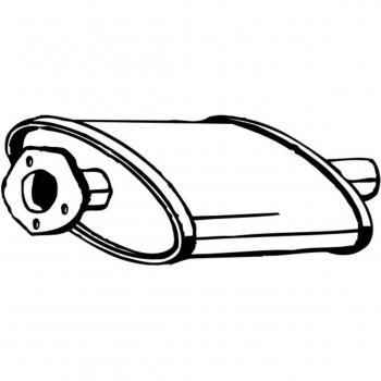 Silenciador delantero BOSAL para VOLVO 740, 760 (Ref: 235-941)