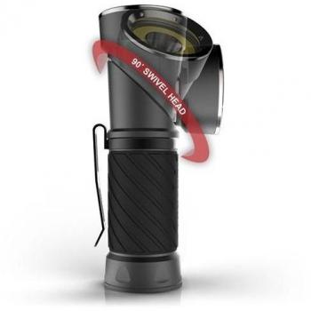 Nebo Linterna 3 En 1 Cabezal Pivotante, Negro, 123 x 41 x 49 mm