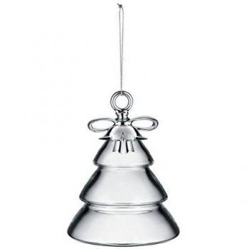 Alessi Decoración para árbol de Navidad, de Porcelana y Cristal soplado, Acabado Brillo mw42 2 Dressed For X-Mas