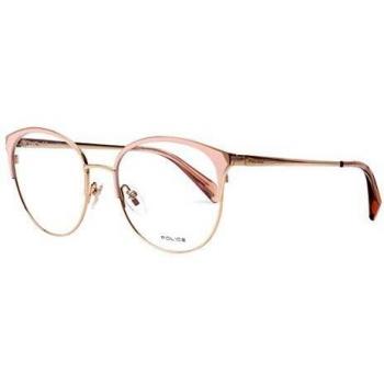 POLICE VPL 843 - Gafas de esquí, color dorado y rosa