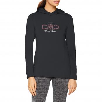 Cmp Women's Anthracite Fleece Hoodie Sweatshirt 38E256