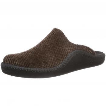 Romika Mokasso 220 71040 65 100 - Pantuflas de tela para hombre, Marrón, 46