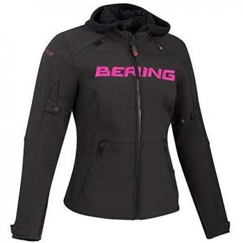 BERING Chaqueta moto LADY DRIFT Negro/Fuschia, Negro/Fuschia, 46