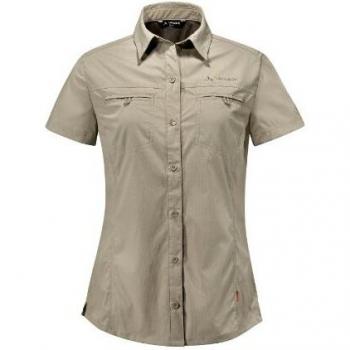 VAUDE - Camiseta de acampada y senderismo para mujer, tamaño 36 UK, color marrón
