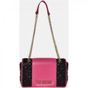 Love Moschino Quilted Bicolor Shoulder Bag Multicolor Female ONE SIZE