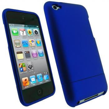 igadgitz Azul Case Dura Funda Cover Carcasa para Apple iPod Touch 4ª Gen + Pantalla Protector