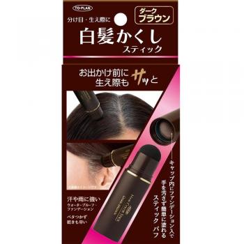 Tokyo Kikaku Hanbai TO-PLAN Dark Brown Temporary Gray Hair Concealer Stick 4g