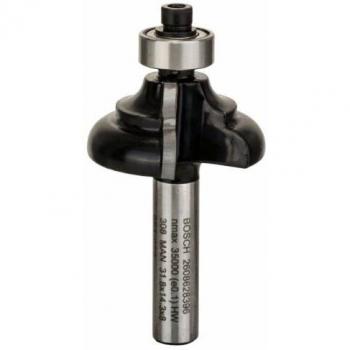 Bosch 2 608 628 396 - Fresa para perfilar C - 8 mm, R1 4,8 mm, B 9,5 mm, L 14 mm, G 57 mm