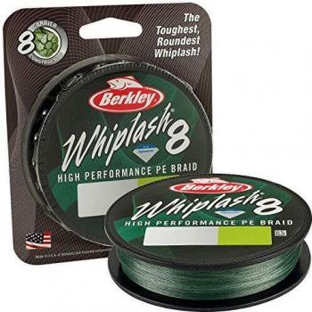 BERKLEY Whiplash 8 Trenzado: 0,12 mm, Hombre, Verde, 300 m