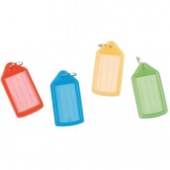 Llavero portaetiquetas Q-Connect expositor de 40 unidades colores surtidos premium KF10878