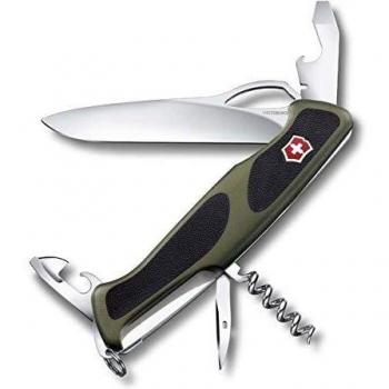 Victorinox Rangergrip 61, 130 mm, Cachas de 2 Componentes, Oliva/Negro
