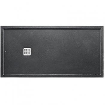 Roca AP1024B032041200 - Plato de ducha extraplano de stonex con marco