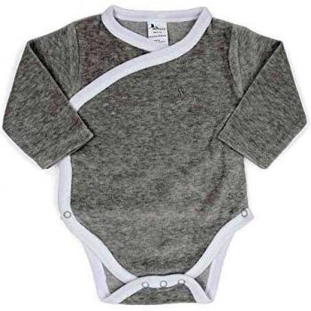 BebeDeParis | Body Bebé Soft Calentito | Manga Larga con Solapa Ajustable | 3-6 Meses