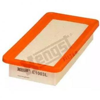 Filtro de aire HENGST FILTER E1003L - Filtro de aire, compatible con modelos Hyundai, alta eficiencia en filtración, fácil instalación, diseño duradero y resistente a la corrosión