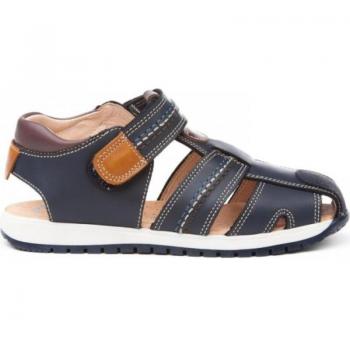 Sandalias de Niño Angelitos Piel 451 Marino