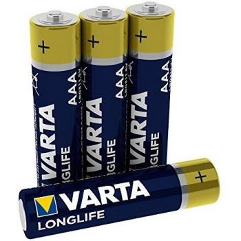Varta - Lote de 3 blísteres de 4 pilas Longlife Extra 4103 AAA Micro LR03