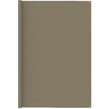 Alfombra para tienda de campaña gris taupe 250x550 cm
