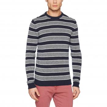 Esprit 028ee2i008, Suéter para Hombre, Azul